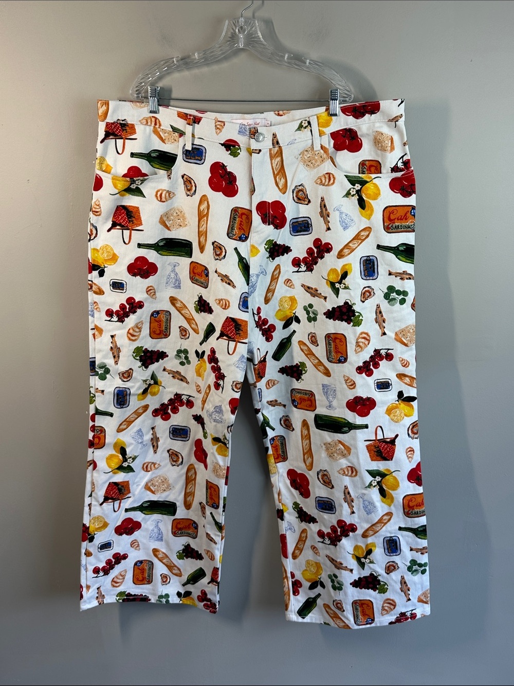 Lisa Says Gah Robyn Italian Summer Jean Size 28 Caviar Wine Baquette Plus Size